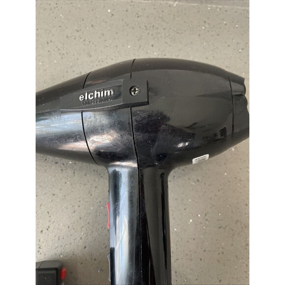 Elchim 2001 Professional Hair Dryer 1875 Watts BLACK High Pressure tested - Picture 2 of 10